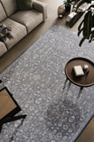 Eno Lyra Taupe, Ivory, and Beige Viscose Area Rug B055P315650