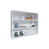 ZNTS Wally 36" Wide x 30"H 3-Tier Open Wall Cabinet, Wall Shelf, Storage Cabinet, Cube Shelf Bedroom, B200P253726