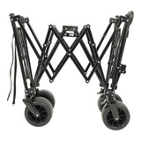 Collapsible Foldable Extended Wagon with 480lbs Weight Capacity, Heavy Duty Folding Utility Garden W2932P253156