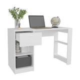 120-Home 47" Wide One Drawer Desk , Four Shelves, Writting Desk, Gamer Desk, Home Office, Living B200P253740