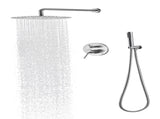 Shower System, Wall Mounted Shower Faucet Set for Bathroom with High Pressure 10" Stainless Steel 88223513