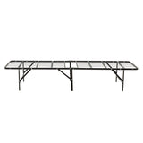 Metal Mattress Foundation Bed Frame, Twin Size Bed Base for Kids Room, Guest Room, Black B011P208248