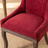 A&A Furniture,Ultra Side Dining Chair,Thickened fabric chairs with neutrally toned solid wood W1143P151494