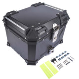 45L Balck Waterproof Motorcycle Luggage Tail Box, Trunk Storage, Scooter Top Case 91279920
