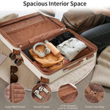 4 Piece Luggage Set Suitcase Set, ABS Hard Shell Lightweight Expandable Travel Luggage with 4 PP313145AAO