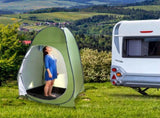 Foldable Camping Shower Pan, 41" Portable Shower Base with Drainage Pipe, Collapsible Outdoor Shower 30340231