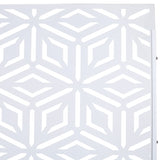 Outdoor & Indoor Privacy Metal Privacy 76" H48" W, Freestanding Decorative Privacy W465P193266