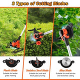 Cordless Wheeled Grass Trimmer - 800W Pure Copper Motor , 2x21V 3000mAh Batteries , 3 53629530