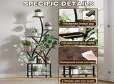 Plant Stand Indoor with Grow Light, 8 Tiered 64" Tall Indoor Plant Shelves for Multiple Plants, W3101P314625