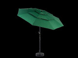 14.8 Ft Double Sided Outdoor Umbrella Rectangular Large with Crank W640P234562