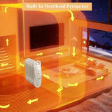 Oil Filled Radiator Heater, 600W Portable Electric Space Heater with Adjustable Thermostat, Overheat 42175871