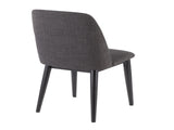 Tintori Contemporary Dining Chair in Charcoal Fabric - Set of 2 B202P223878