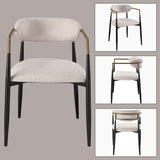 Jaramillo Beige Linen & Black Finish Side Chair B2726P287294