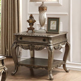 Vintage Oak Rectangular End Table B062P189254