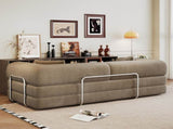 78.8" Compression Sofa,Convertible Floor Sofa Bed-with Pillow Back Support Armrest,Comfy Futon Couch W2824P373431