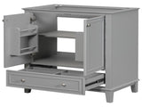 30" Bathroom Vanity without Sink, Base Only, Multi-functional Bathroom Cabinet with Doors and WF306250AAE