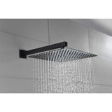 Shower System with rain shower head, hand shower head, water control valve, shower bracket, hose and W2287141510