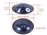 9 Notes Blue Solid Color Handpan Drum Steel Percussion Instrument 80215071