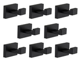 8 Pack Wall-Mounted Stainless Steel Bathroom Towel Hooks/Coat Hooks for Bathroom, Bedroom, Kitchen W2287P224757