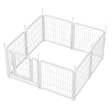 ZNTS Dog Playpen 8 Panels 24" Height Heavy Duty Dog Fence Puppy Pen for Large Medium Small Dogs Indoor W368P233994