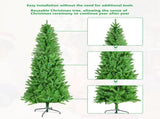 6ft artificial Christmas tree, 754 branches, 72 inches high, flame retardant PVC, Green 41271057
