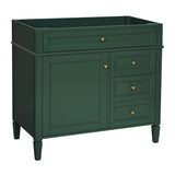 36'' Bathroom Vanity without Top Sink, Modern Bathroom Storage Cabinet with 2 Drawers and a Tip-out N710P186084F