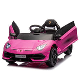 ZNTS 12V Kids Ride On Car W/Parents Remote Control,Licensed Lamborghini Aventador Xago,Hydraulic pressure W1396P184345