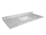 43x22 bathroom stone vanity top engineered stone carrara white marble color with rectangle 49012198