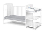 Ramsey 3-in-1 Convertible Crib and Changer Combo White B02263653
