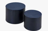 Nested table set 2 pieces, MDF coffee table set Living room/lounge area, black W2085123990