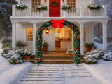 Christmas Artificial Tree Archway Decoration, Realistic PVC Holiday Tree Arch Frame for Outdoor 87110198