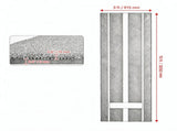 10x3 ft Softball Pitching Mat, Portable Baseball Pitching Rubber Mat with Antifade Turf & Antislip 30297989