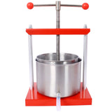 Fruit Wine Manual Press - 0.8 Gallon Stainless Steel Barrels Press Machine for Juice, W465P197143