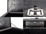 36''Black Aluminum Tool Storage Box Fit For Pickup Truck Bed Lock MT018004 17167141