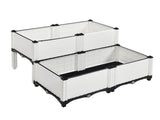4PCS Elevated Planting Box White 62888170