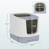 ZNTS Cat Litter Box、Cat Litter Box Enclosure 54697067