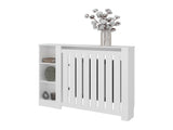 Risk Radiator Cover with Storage, Space,Saving Design,White. B128P343768