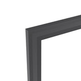 60"x40" Oversized Modern Rectangle Bathroom Mirror with Black Frame Decorative Large Wall Mirrors W708P297675
