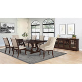 Cream and Antique Java Tufted Back Dining Chair B062P153690