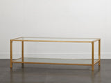 Tempered Glass and Metal Dining Table, Small 89838002