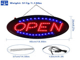 LED Neon Open For Business - 18 x 8.5 Inch Larger Size Ultra-Bright Advertisement Store Open 05523216