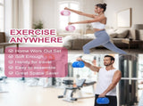 Water Dumbbells Pair, Foldable Travel Dumbbells,10lb Fitness Women Dumbbell Set, Portable Training 32751593