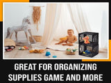 (2 pack) 16QT Heavy-Duty Plastic Milk Crate Black with Built-in Handles(Shipment from Walmart) 26920746