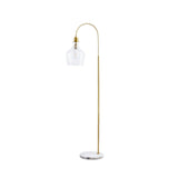 Arched Floor Lamp with Marble Base B03597670