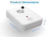 4 Pack Plug-in Ultrasonic Device, 1-75KHz with 6 Adjustable Settings, Indoor Electronic Unit for 42073531