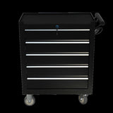 5-drawer metal rolling tool cabinet, storage toolbox with brake wheels, toolbox with lock, suitable W3267P307524