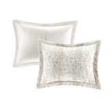 Full/Queen 4PC Faux Fur Comforter Set B03597119