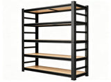 63inch Height Storage Shelving Unit with FiveTier Adjustable Shelves, Can Be Disassembled into Two 26106516