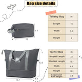 Softside Luggage Expandable 3 Piece Set Suitcase with Duffel Bag Upright Spinner Softshell N732P201004A