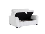 Living Room Sofa and seat with Storage Box ,for Bedroom, Office, Large-White -Armrest W1708P291301